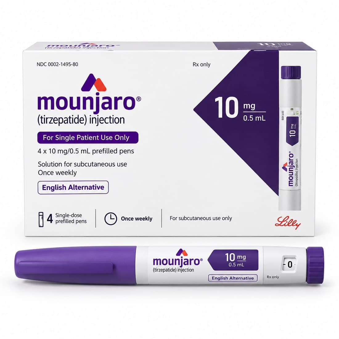 MOUNJARO® KwikPen (English Alternative) 10mg