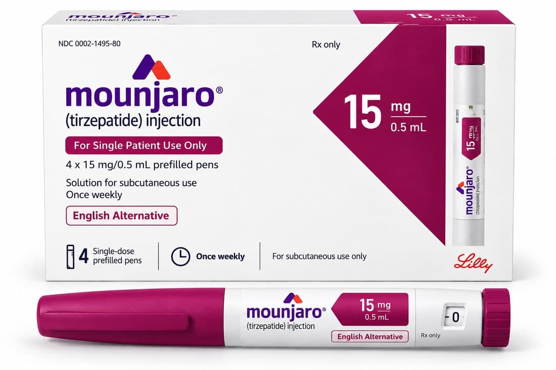 MOUNJARO® KwikPen (English Alternative) 15mg