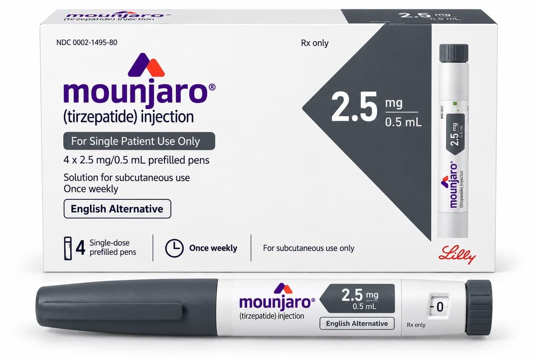 MOUNJARO® KwikPen (English Alternative) 2.5mg