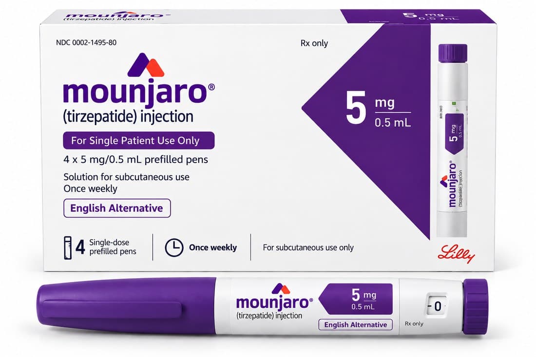 MOUNJARO® KwikPen (English Alternative) 5mg