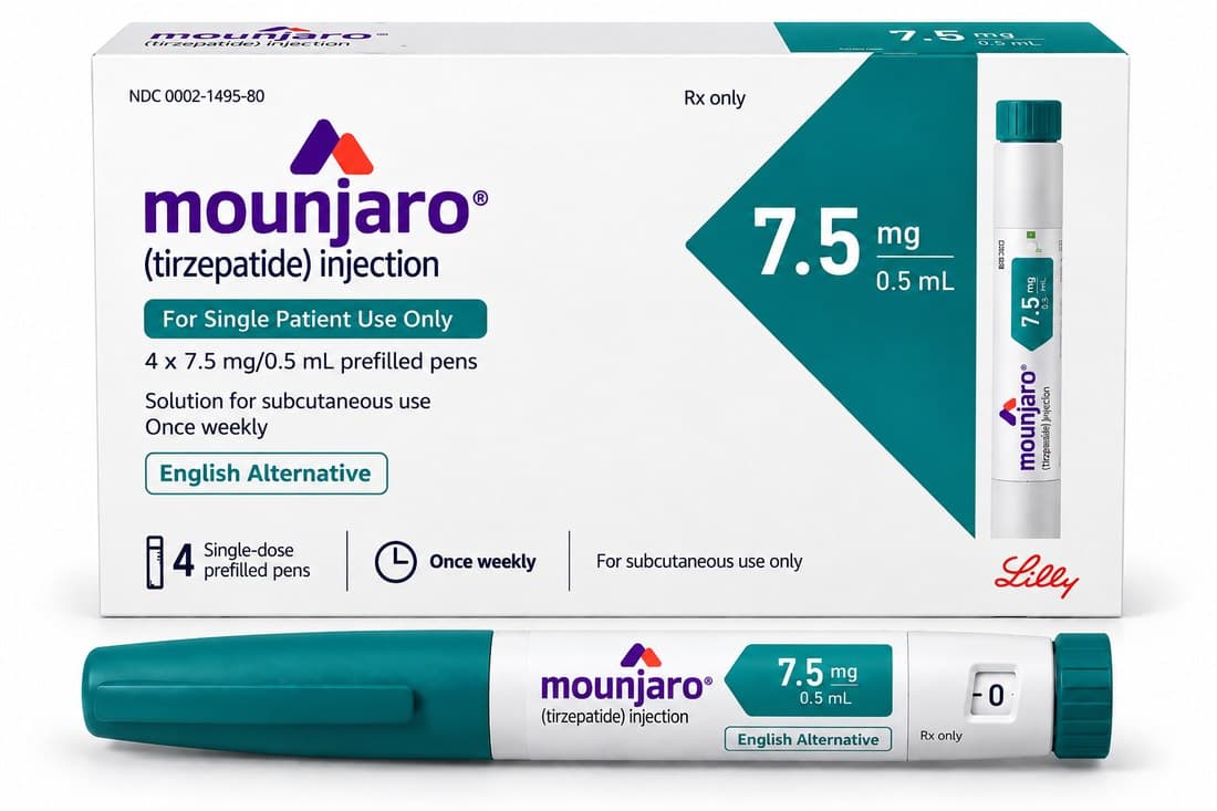 MOUNJARO® KwikPen (English Alternative) 7.5mg
