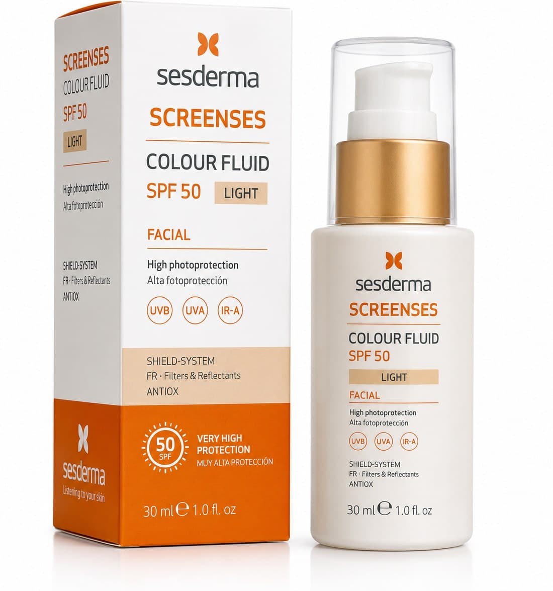 SCREENSES COLOUR FLUID SPF 50-LIGHT