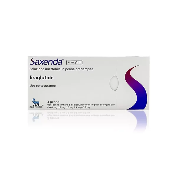 saxenda 6mg 3 syringes italian pack front